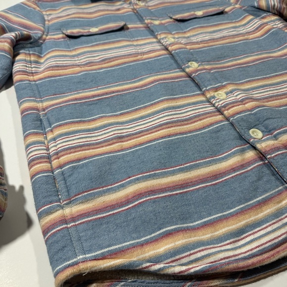 Faherty Mens High Pile Fleece Lined Shirt Jacket - MOS2212-HSP, Size Medium - Picture 3 of 10